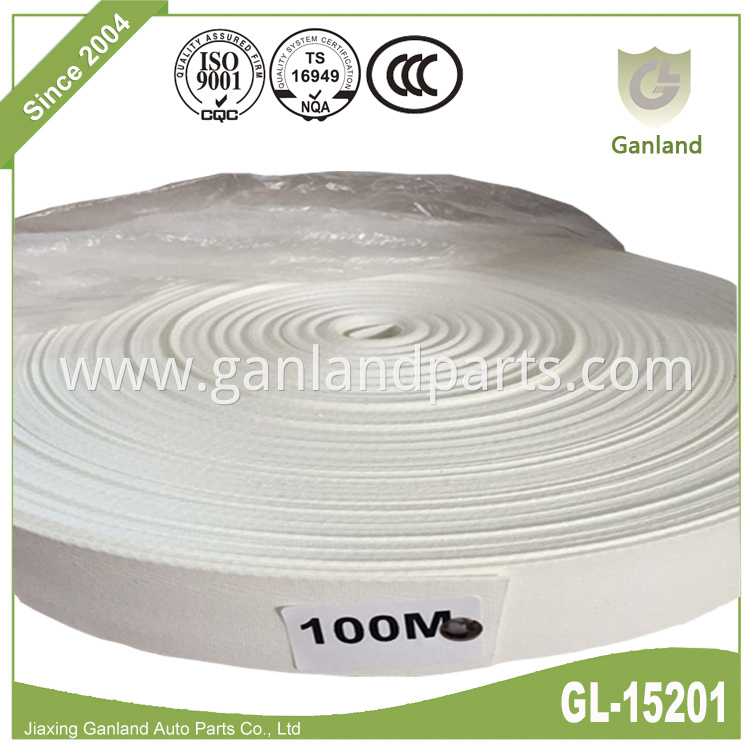 White Polypropylene Webbing GL-15201 